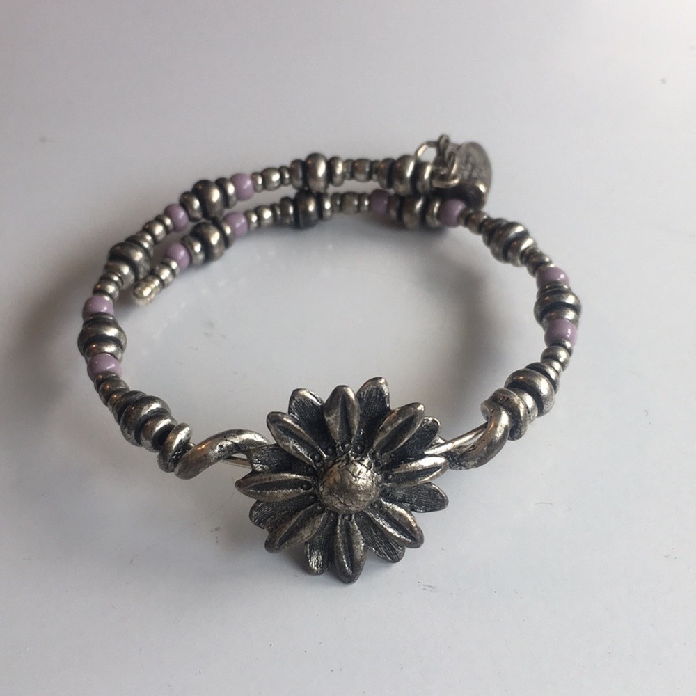Alex and Ani 🌸 Purple Flower Bracelet